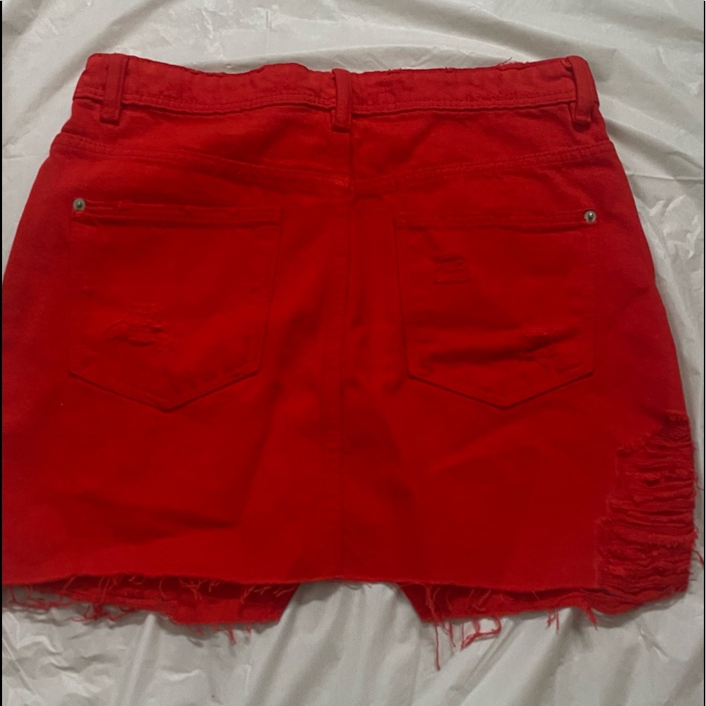 Zara red skirt (new)
